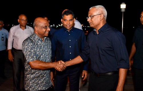 Raajjey ge democracy harudhanaa kurumah Raees Solih aai Shahid iss dhaureh adhaakurevvi: America