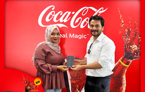 Coca-Cola ge promotional campaign ge enme fahuge naseebuverinah inaamu havaalu koffi