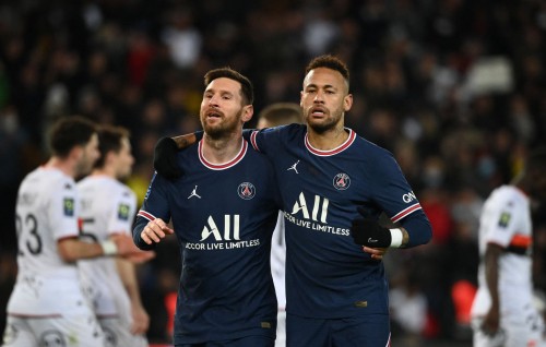 Neymar, Mbappe adhi Messi ge goal thakaaeku PSG ah bodu molheh