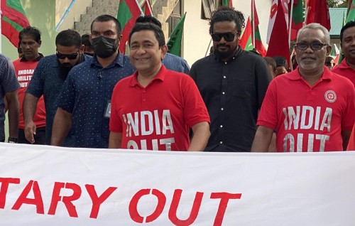 India out govanee India in dhey eheethakaa hedhi Yameen ge hithah keh nuvegen: MTD