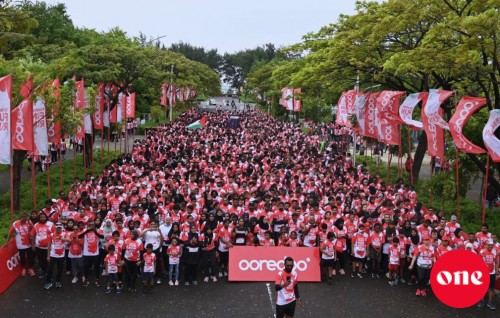 6,000 ah vure gina baiverinnaa eku Ooredoo fun run baavvaifi
