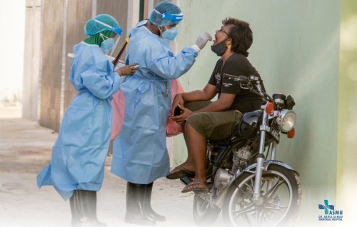 Covid gai Gdh. Thinadhoo inn meehaku maruve, Raajjeyge jumula 200 ah