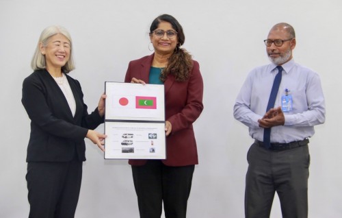 Raajjeyge boarder security varugadhakurumah Japan in raajje ah 73 million rufiyaage thakethi hadhiyaa kohffi