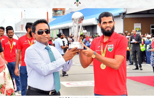 SAFF Championship ge 16 dhuvas gaumee joash inn furailumah Raees Yameen edhivadaigenfi