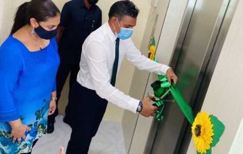Nukulhedhey kudhinnah classroom thakah vannan faseyhakohdhinumah RCC in Kalaafaanu school gai lift eh bahattaifi