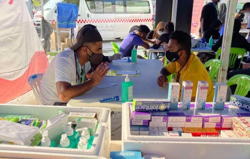 Bidheyseenah hulhumale'gai health camp eh baahvaifi