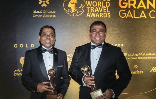 World leading destination award 3 vana faharah Raajje ah