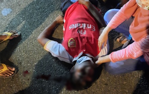 Hulhumale' gai hingi accident eh gai bidheysee ehge boa falhaigen hingajje