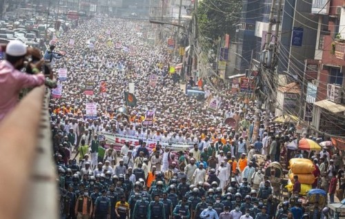 France ge ufehddhun thah boycott kurumah govaalai Bangladesh gai bodethi muzaaharathakeh