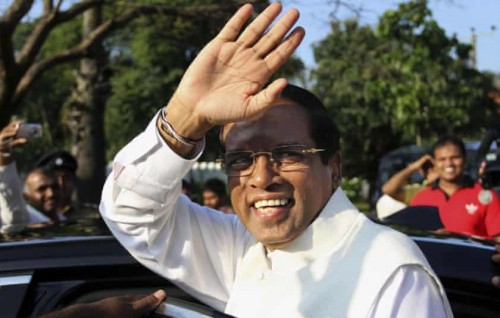 Raees Maithripala Sirisena 2024 ge riyaasee inthihaabugai vaadhakurahvvan edhivadaigenfi