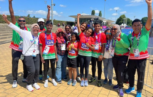 Special Olympics World Games gai rajje ah 2 ran medal