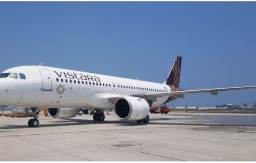 India ge Air Vistara in Raajje ah schedule dhathuru thah fashaifi