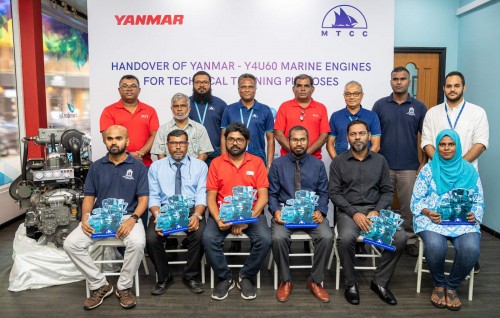training institute thakah MTCC in Yanmar engine hadhiyaa koffi