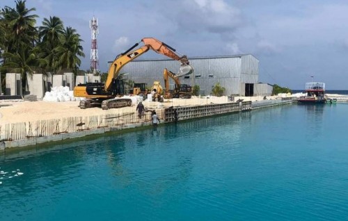 Rakeedhoo harbor project going smoothly