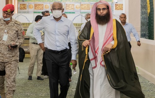 Raees Solih Masjid Nabawi ah ziyaaraiy kurahvaifi