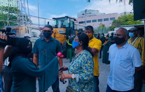 Male' city council aai WAMCO gulhigen Male' ge maguthah saafu kurumuge harakaatheh fashaifi