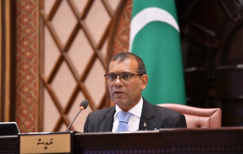 Ameeneemagun gassneguuge mahssalaigai shareeathah vadaigenfaanekamuge inzaaru Majilis Raees dhevvaifi