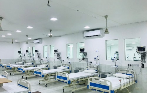 Eydhafuttai Funadhoo gai gaaimu kuri covid management facility hulhuvaifi