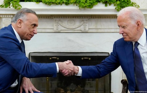 Mi aharu nimenvaairah America sifain Iraq in beylumah Raees Joe Biden nimmavaifi