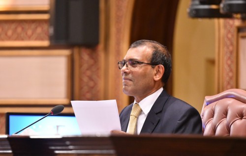 Ninman jehey bill thah eba huri, mi dhauru angaara dhuvahah dhemigen hingaidhaane: Majilis Raees