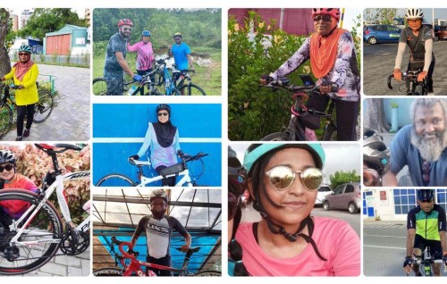India ge cycling federation ge coach in thamreenu kurumuge course eh gai Bike Maldives ge 13 baiveriyaku