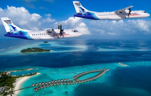 ATR aircraft aa eku Maldivian ge hidhumaiythakah heyo badhaleh ahnaane