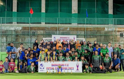 Baraabaru FC futsal challenge ah furusathu hulhuvaalaifi