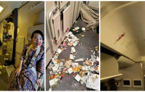 London ah dhathuru kuri Singapore airlines ge flight eh kolhigandeh gai jehi, ekaku maruvejje