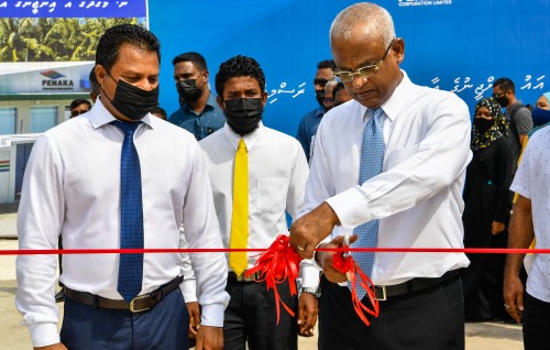 Raees Solih N.Holhudhoo adhi Magoodhoo a kurehvvi dhathurufulhu