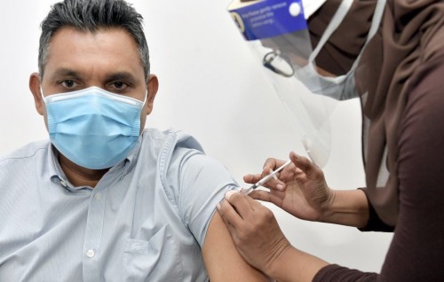 Vice President receives second dose of Covid-19 vaccine