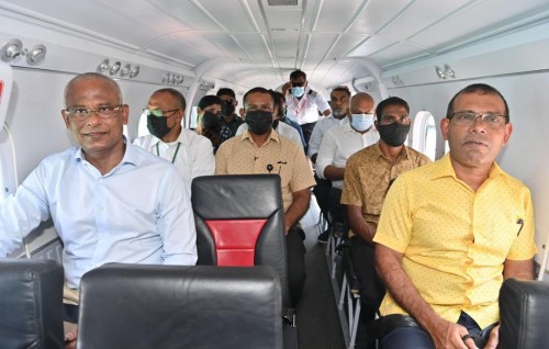 Rashidh ge campaign ah Raees Solih aai Majilis Raees Komandoo ah vadaigenfi