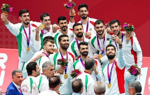 Iran in Vidhividhigen 3 vana faharah firihenunge volley ge gold medal hoadhaifi