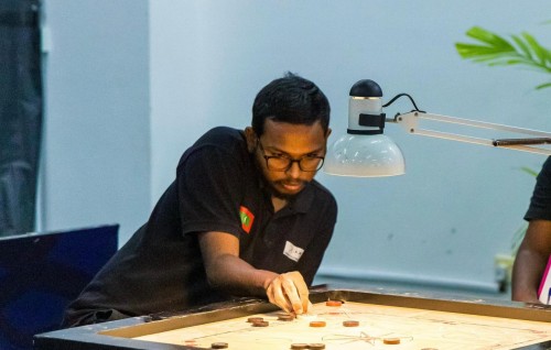 Carrom World Cup ge kurin gaumee team inn Hinnavaru gai camp kuranee