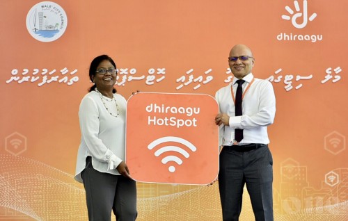 Dhiraagu establishes Wifi hotspots in Male City parks