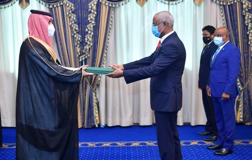 Saudi in Raajje ah kanda'elhuhvi aa safeeru, Raees ah safeeru kamuge faikolhu aruvaifi