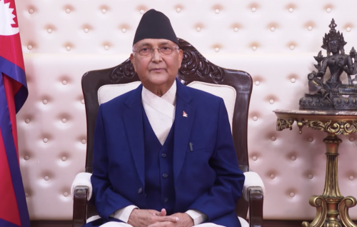 Nepal ge aa boduvazeerah Raees Muizzu maruhabaa vidhaalhuvejje