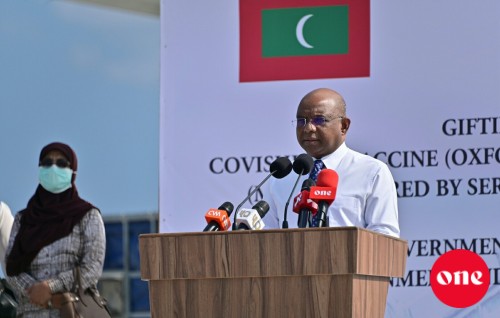 India inn vaccine foarukohdheyn feshumun dheyhavanee avahteri gaumuthakah isskandhey minvaru: Shahid