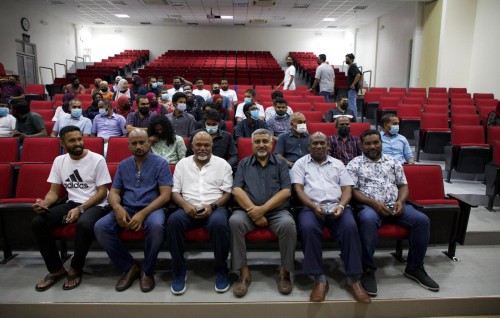 AG office ge ''Bandaara cup 2022'' futsal mubaaraaiy rasmeekoh ifthithaahu koffi