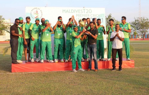 T20 cricket premier league ge champion kan Male' veterans in hoadhaifi