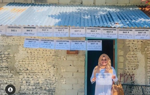 Quarantine ge 17 dhuvas! GDH Vaadhoo mi anhen kuhjjaage othee konme dhuvahakah thafaathu message eh