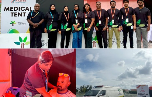 Dhiraagu Road race ge medical partner ehgge gothugai Tree Top inn baiverive thafaathu khidhumaiythakeh