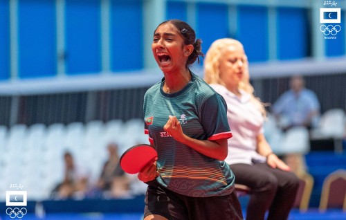 Islamic Solidarity Games: TT anhen team ah bronze medal, Raees ge maruhabaa!