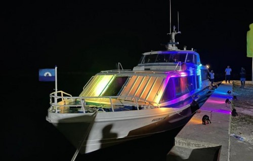 Thaa atoll aai Laamu atholhaa dhemedu MTCC ge launch ferry ge hidhumaiy fashaifi