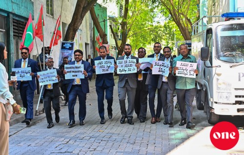 One Photo: MDP in Majlis kairee ihuthijaaju kurun