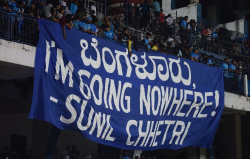 Bengaluru ah Chhetri ge ufaaveri habareh: Banner thakun kurevey ihusaas amilla banner akun!