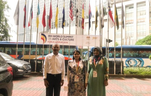 Minister Yumna attends the 8th World Summit on Arts and Culture