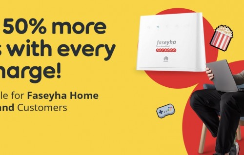 Ooredoo Faseyha Home Broadband package thakun hiley ithuru data