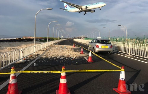 Swell waves affect Hulhumale’ Highway - area closed