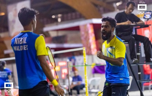 Zambia mubaaraathuge semi gai kulhe Ajufan aai Nibal doubles medal hoadhaifi