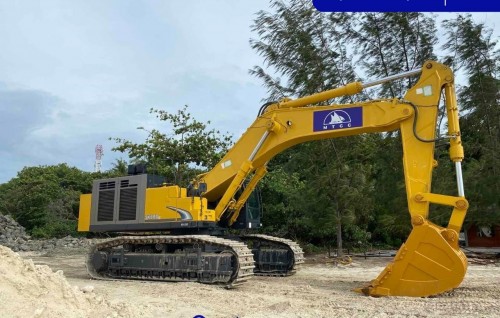Rasmaadhoo bandharu tharahgee kurumuge mashroou ah MTCC ge fleet ge enme bodu excavator erashah